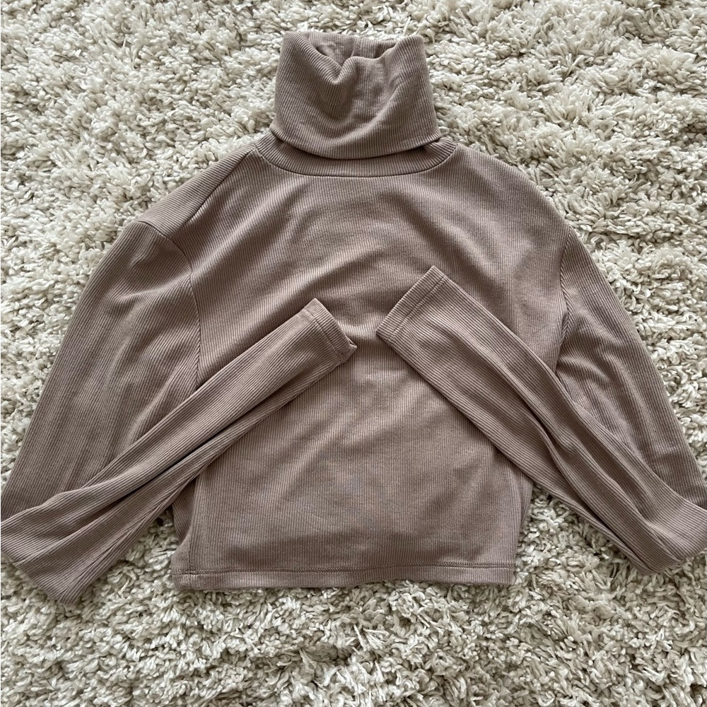 RIBBED TURTLE NECK